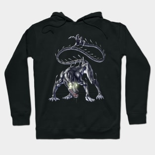 Aztec Mythical Creature Ahuizotl Hoodie